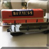 C13. Lionel tanker train car.
